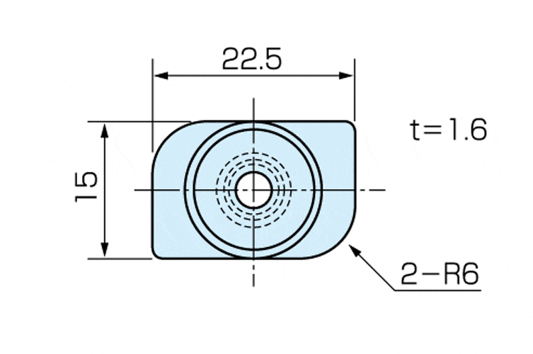 フリーナット　ＮＤ－５－３Ｃ （三価クロメート）