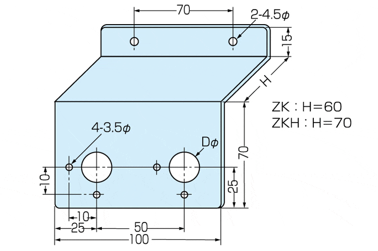 ミニカナグ　ＺＫ－１３２－３Ｃ （三価クロメート）