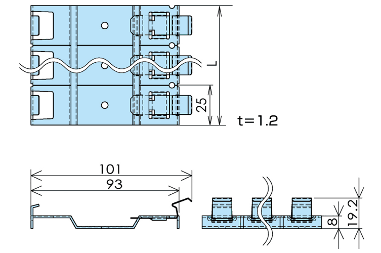 協約形カナグ　ＫＢＫ－０３Ｐ バネツメ組込品